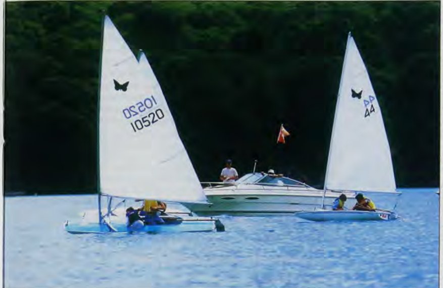 Finding the best wind pressure is critical in light air or when there are differences in wind velocity across the windward leg. These conditions often exist on small lakes and other bodies of water where the sailing area is quite close to shore.