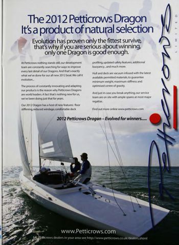 “The 2012 Petticrows Dragon: it's a product of natural selection” advert, Dragon News 2011